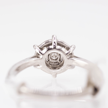 14k Diamond Cluster White Gold Ladies Ring Gold & Silver Pawn Shop