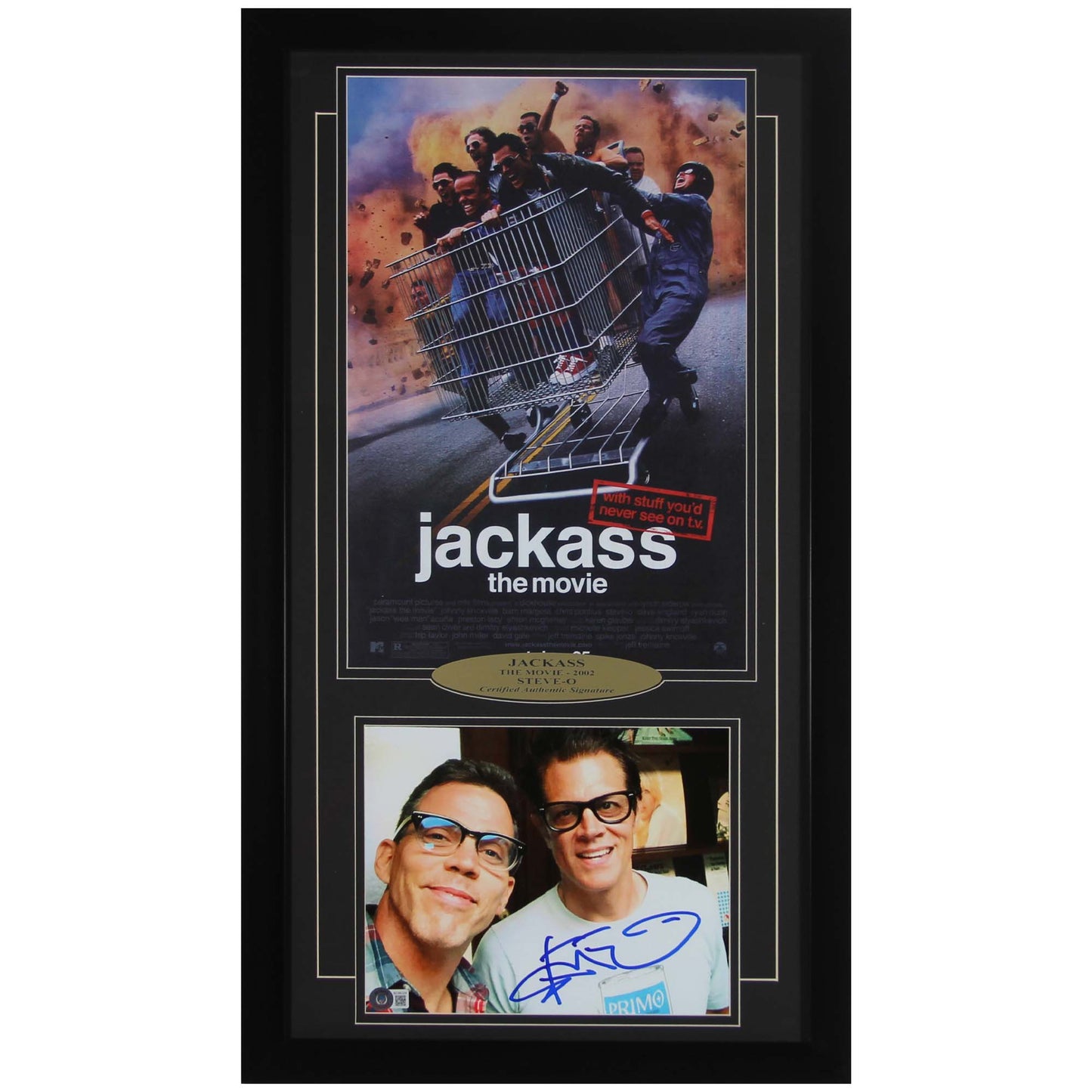 Steve-O Signed Memorabilia ZOOM