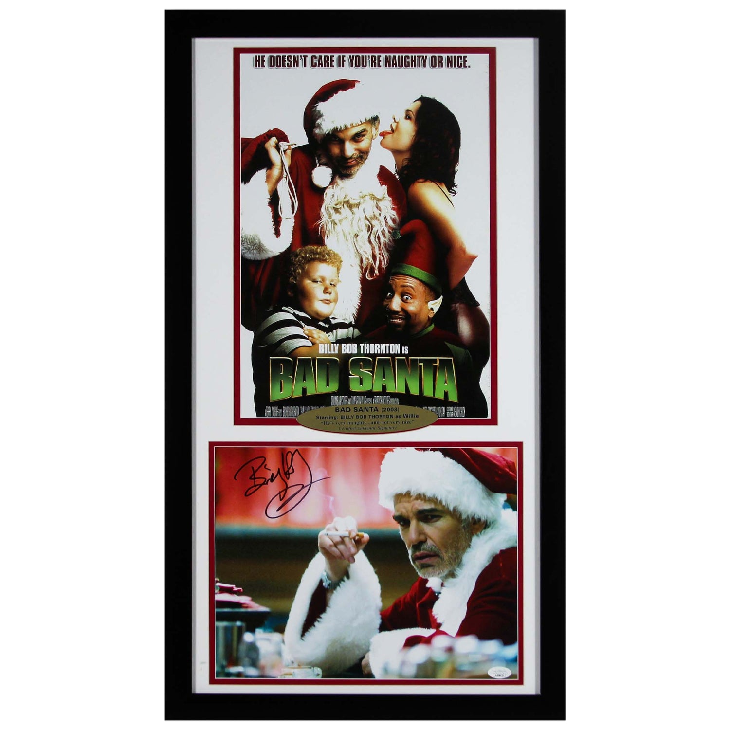 "Bad Santa" Billy Bob Thornton Autograph Gold & Silver Pawn Shop