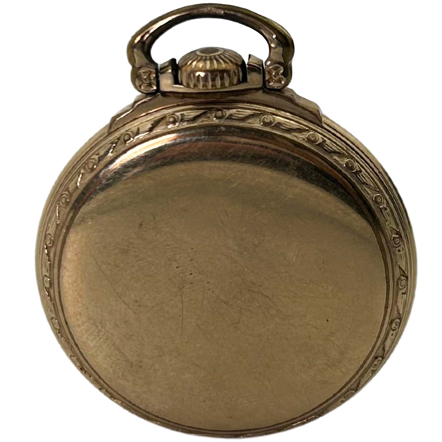 Hamilton Railway Special Gold Filled Pocket Watch Back View