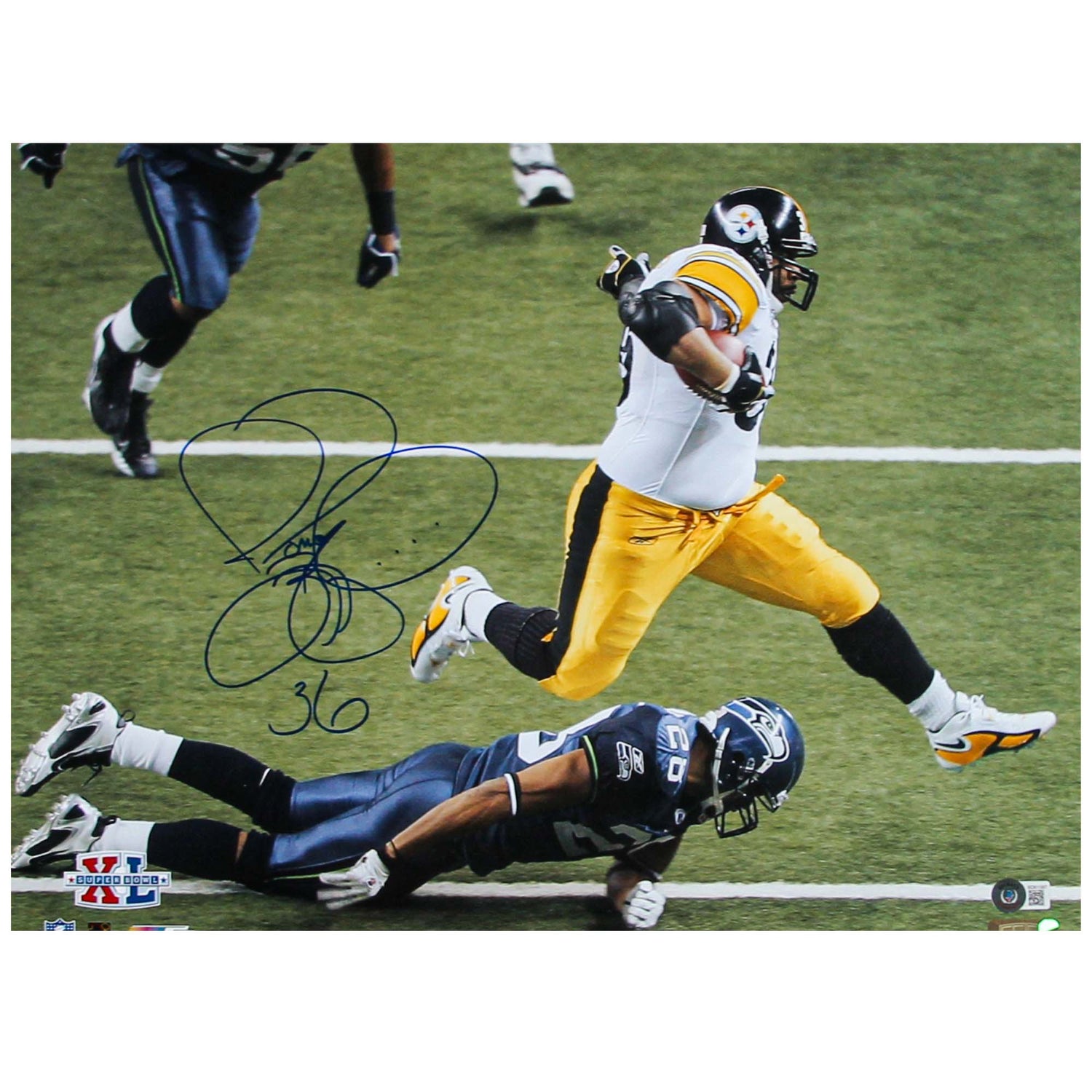 Jerome Bettis Rams Signed 8x10 Photo Autograph PSA/DNA