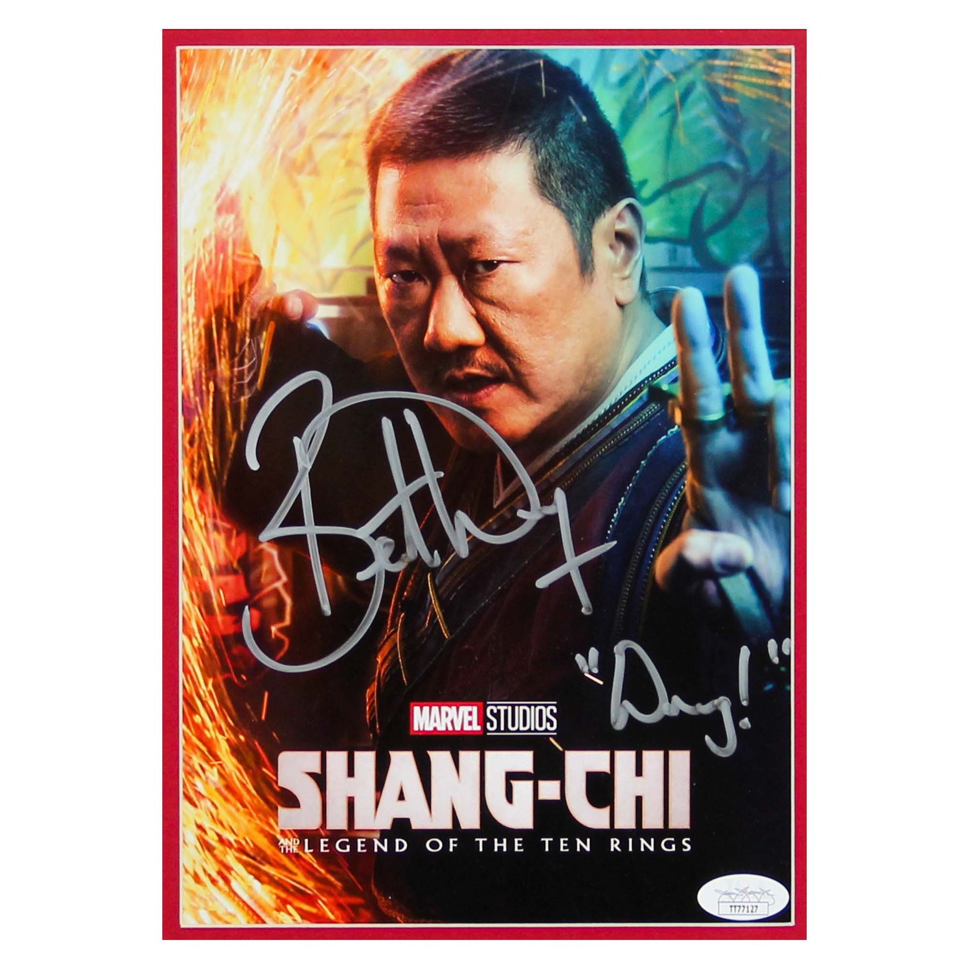 Benedict Wong Signed Memorabilia ZOOM