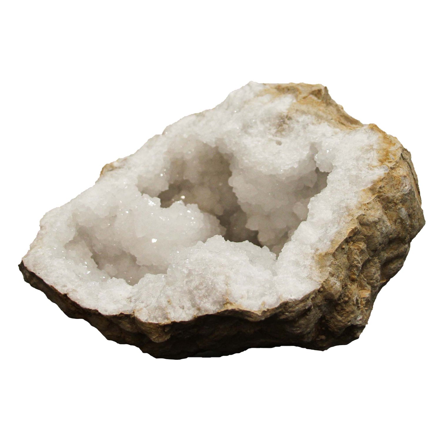 Large White Geode Front