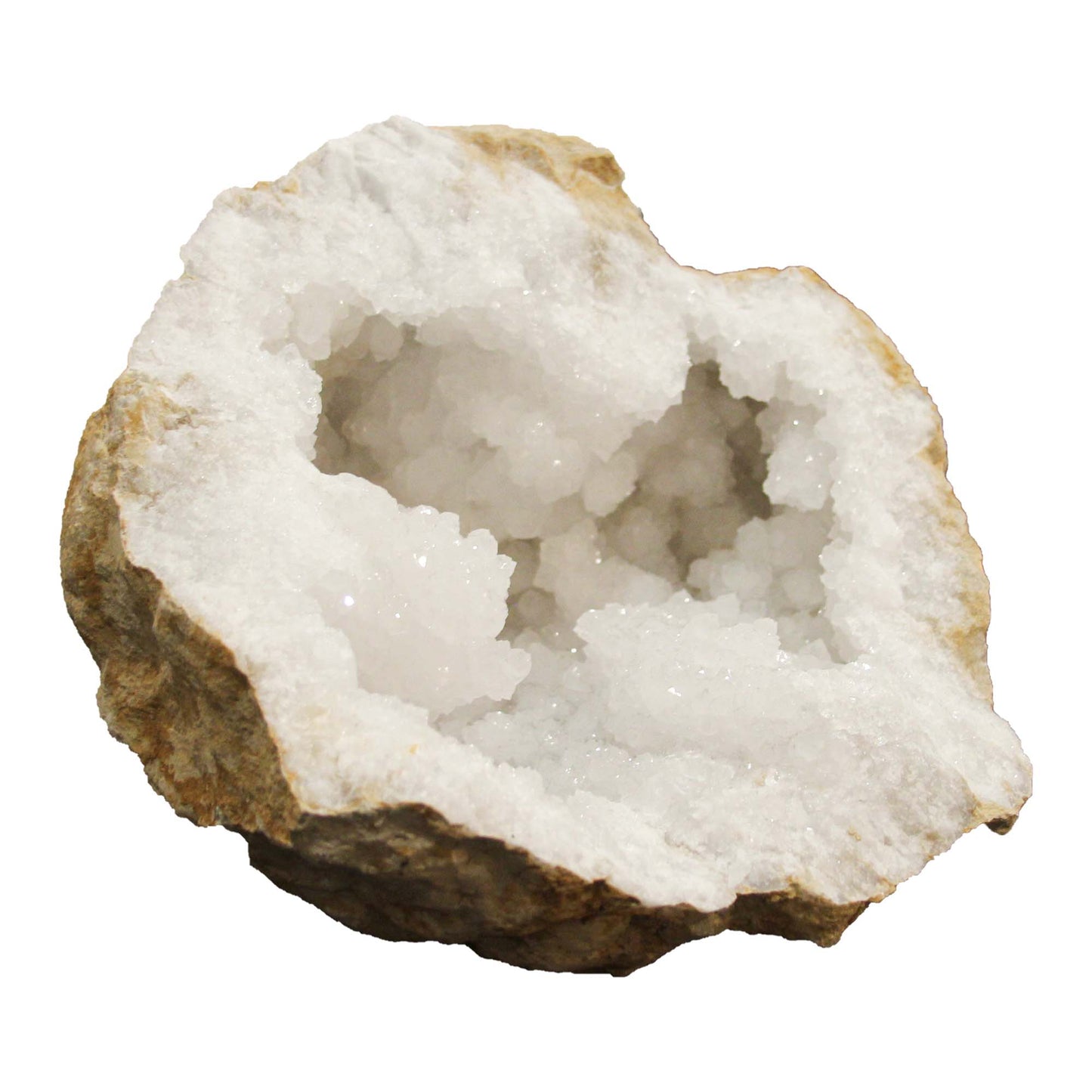 Large White Geode Side
