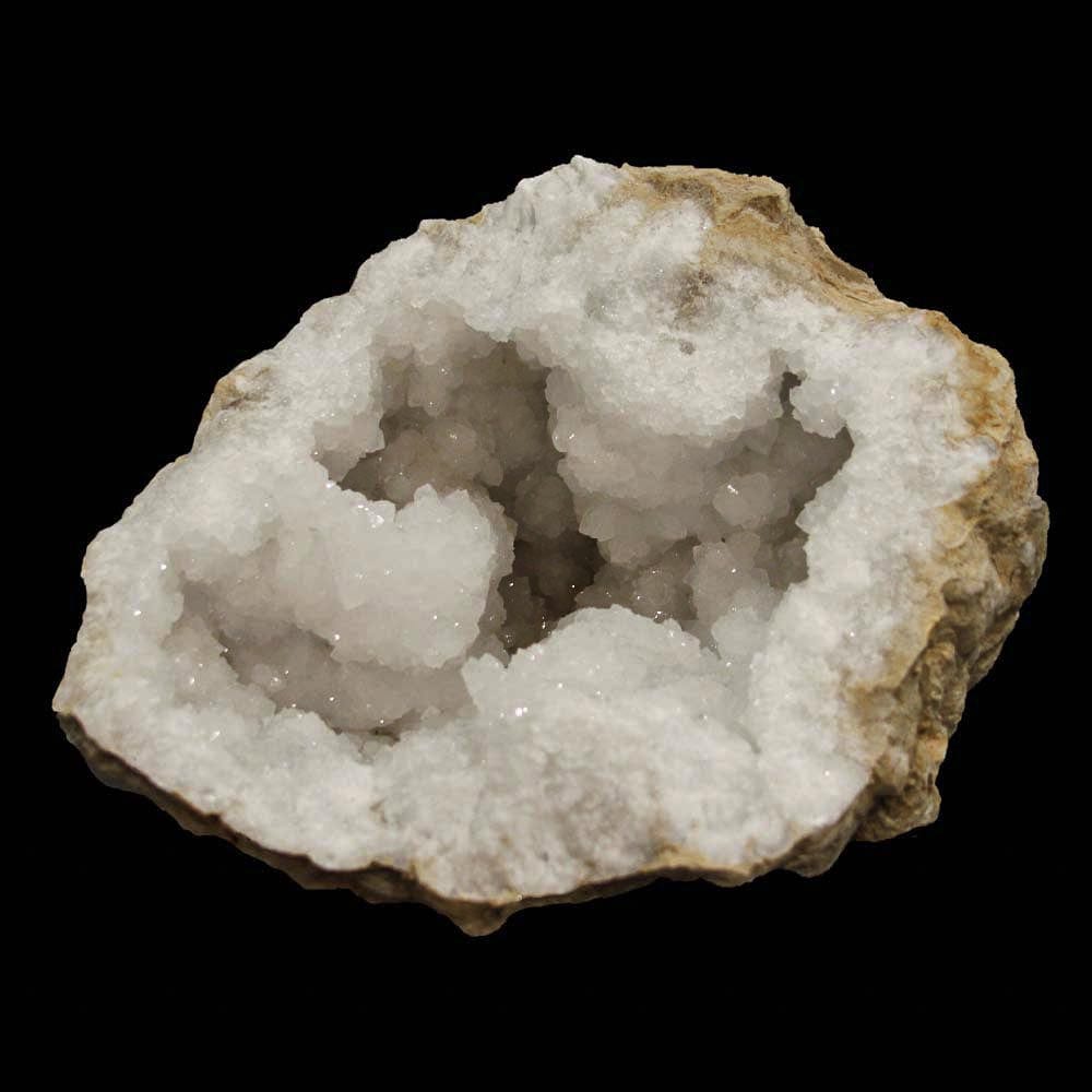 White Druzy Quartz Geode