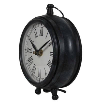 Antique Desk Clock Side