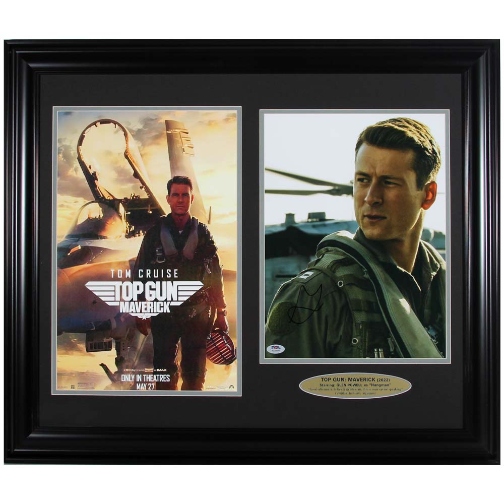 Top Gun Maverick Glen Powell Signed Memorabilia Thumbnail