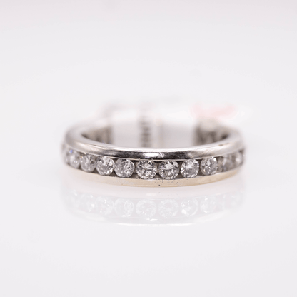 14K Eternity Band Gold & Silver Pawn Shop