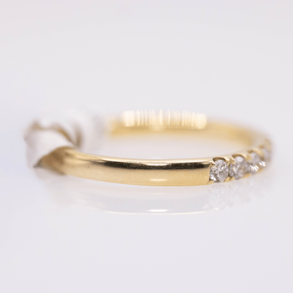 18K Yellow Gold Ring with Diamonds Gold & Silver Pawn Shop