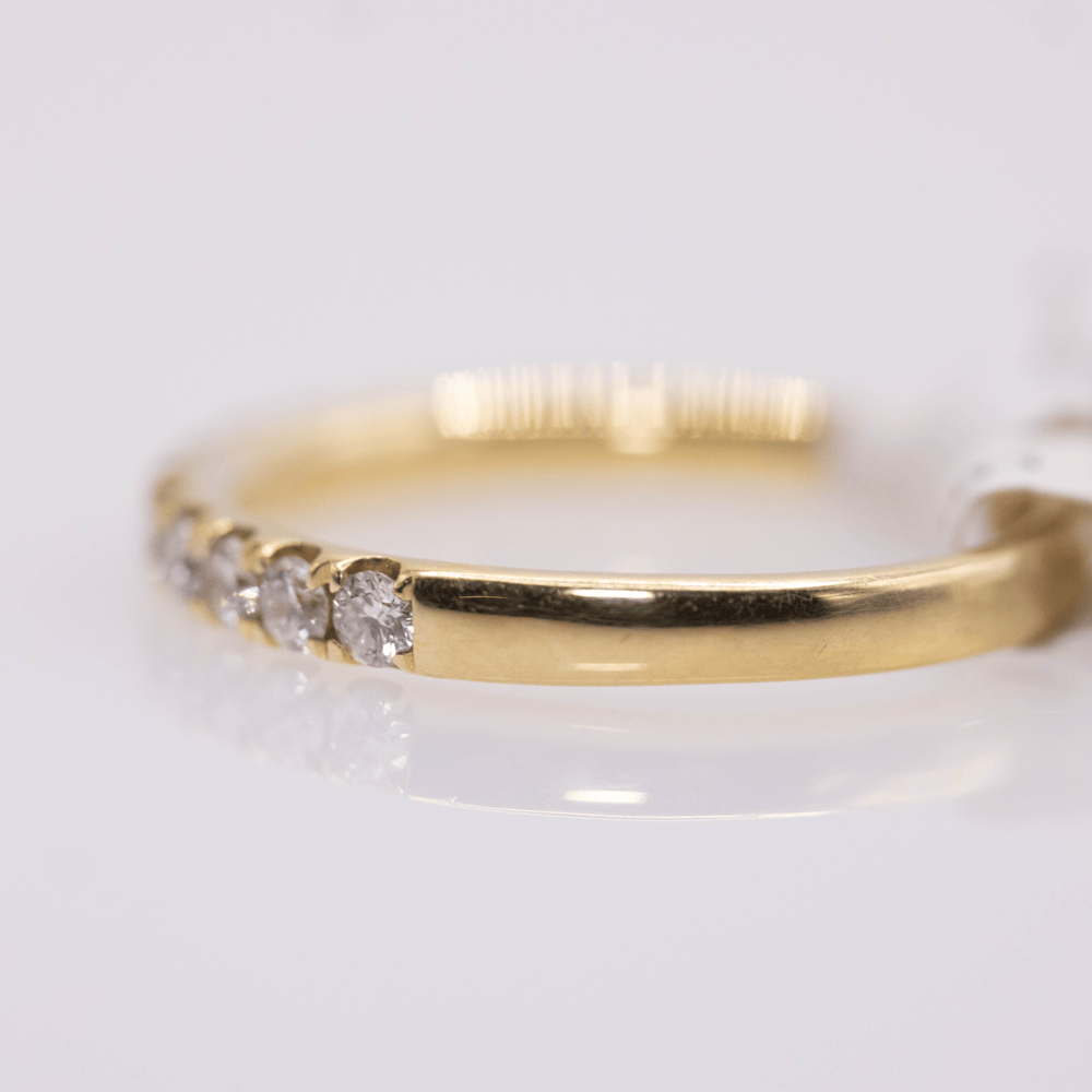 18K Yellow Gold Ring with Diamonds Gold & Silver Pawn Shop