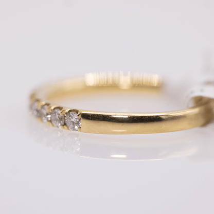 18K Yellow Gold Ring with Diamonds Gold & Silver Pawn Shop