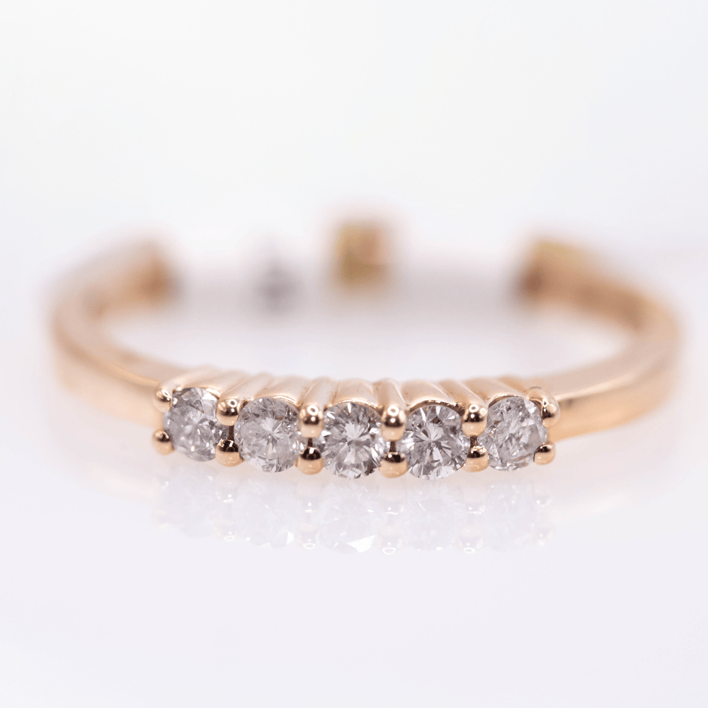 14k Gold 5 Diamond Ring Gold & Silver Pawn Shop