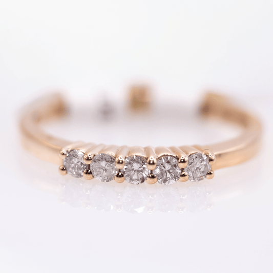 14k Gold 5 Diamond Ring Gold & Silver Pawn Shop