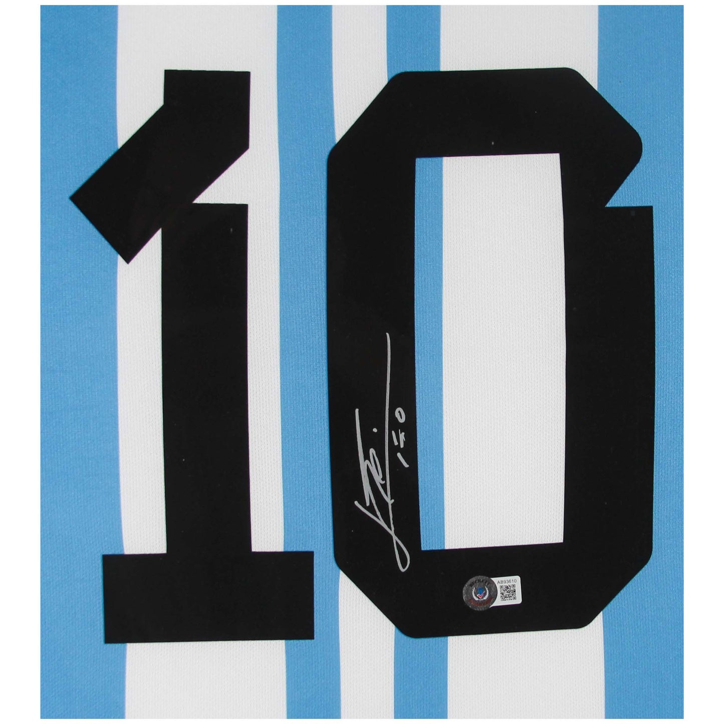 Lionel Messi Signed 2022 Argentina National Team Jersey Autograph