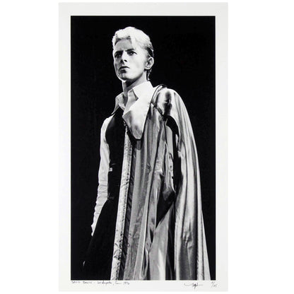 Neal Preston; David Bowie In Cape 1976 Art Gold & Silver Pawn Shop