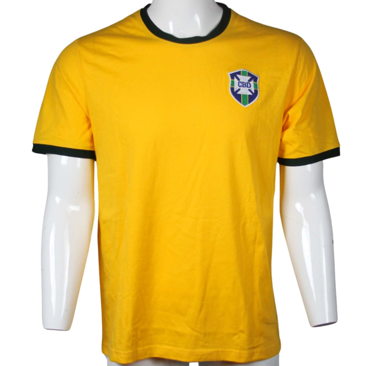 Pele Signed Brazil Jersey Graded Beckett Front