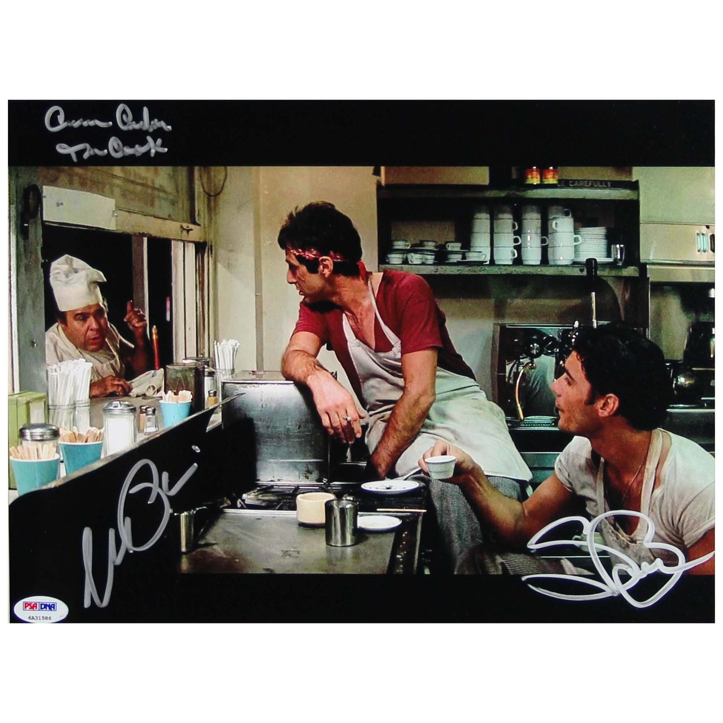 Scarface Al Pacino, Steven Bauer, & Caesar Cordova Signed Photo & Script Memorabilia Autograph