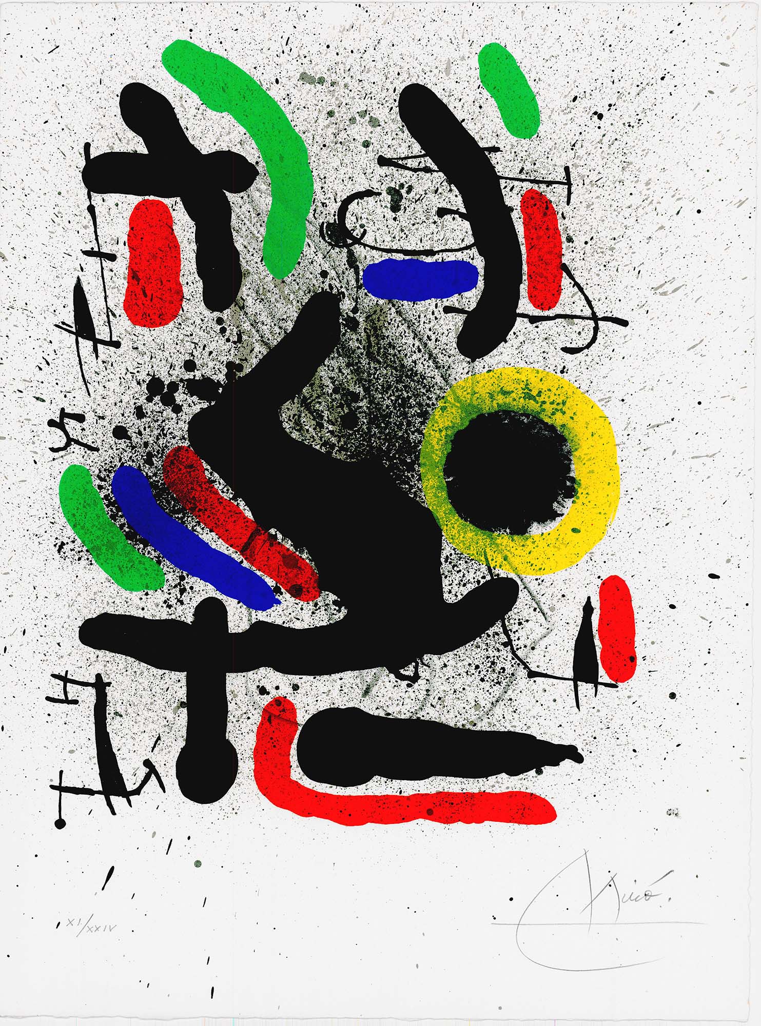 Joan Miro; Liberte des Libertes Untitled 02 zoom