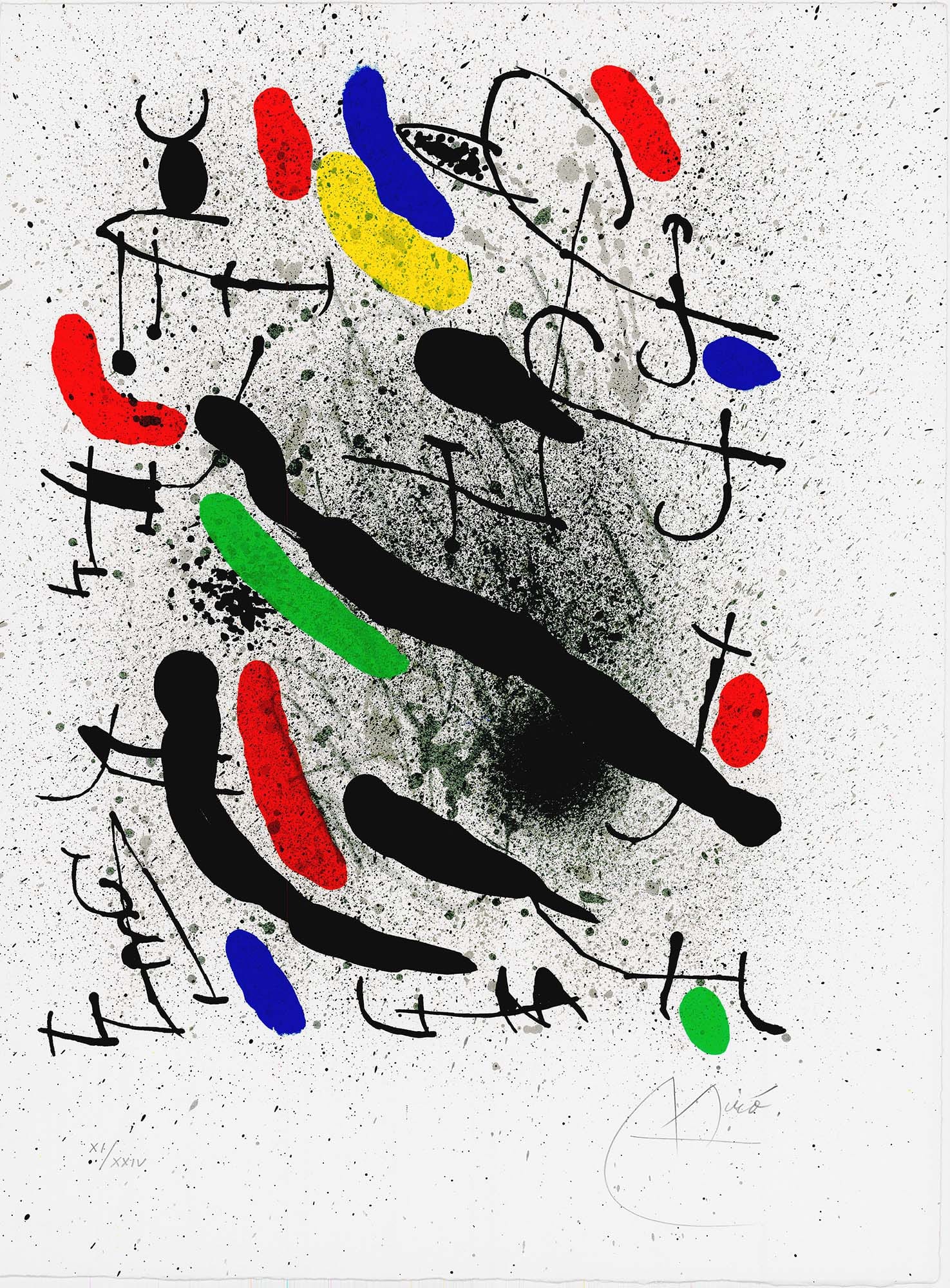 Joan Miro; Liberte des Libertes Untitled 03 zoom