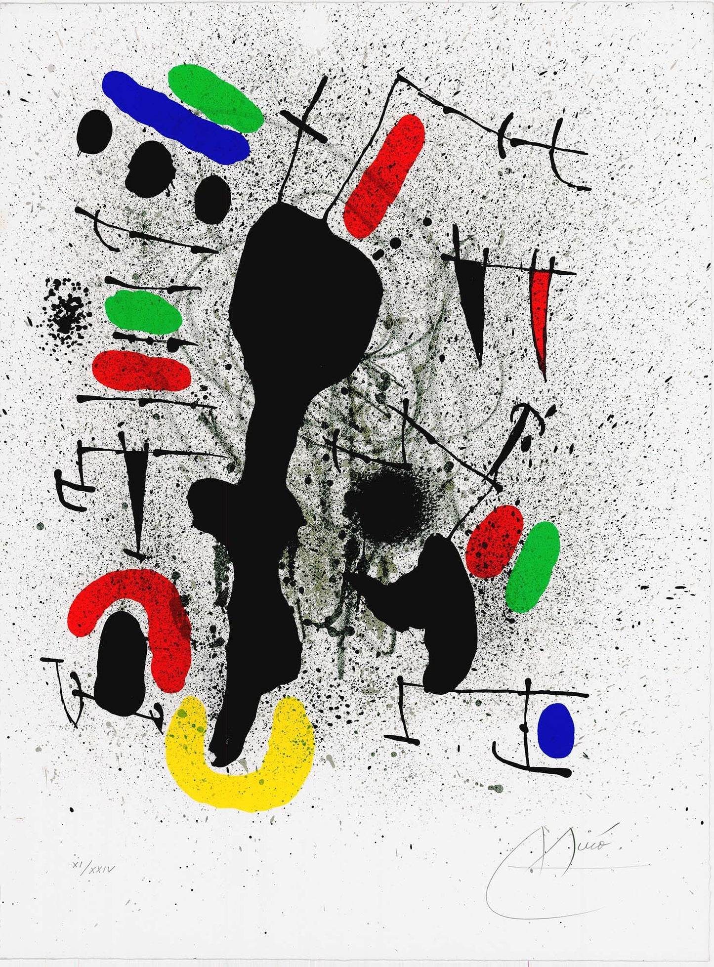 Joan Miro; Liberte des Libertes Untitled 04 zoom