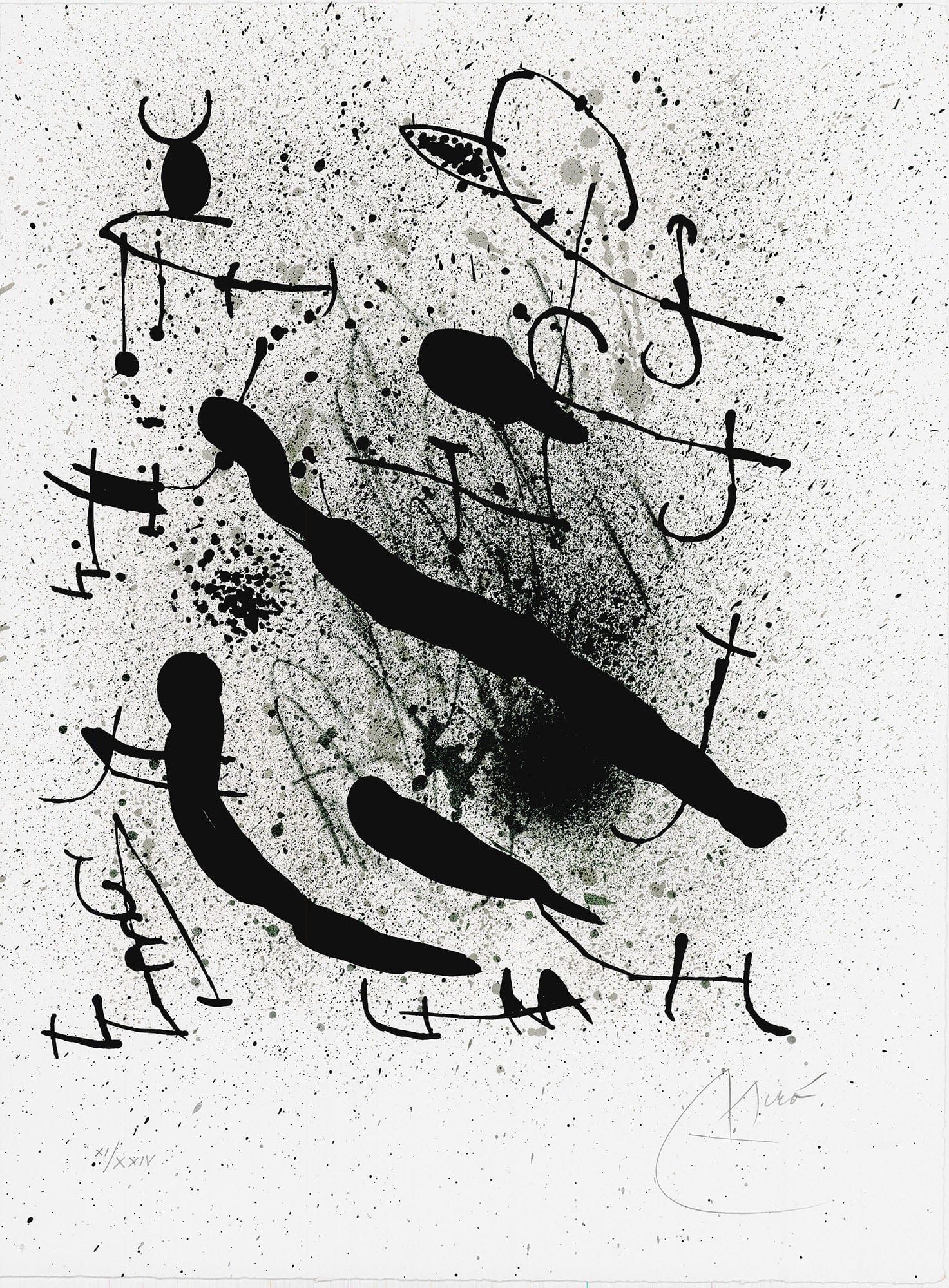 Joan Miro; Liberte des Libertes Untitled 06 zoom