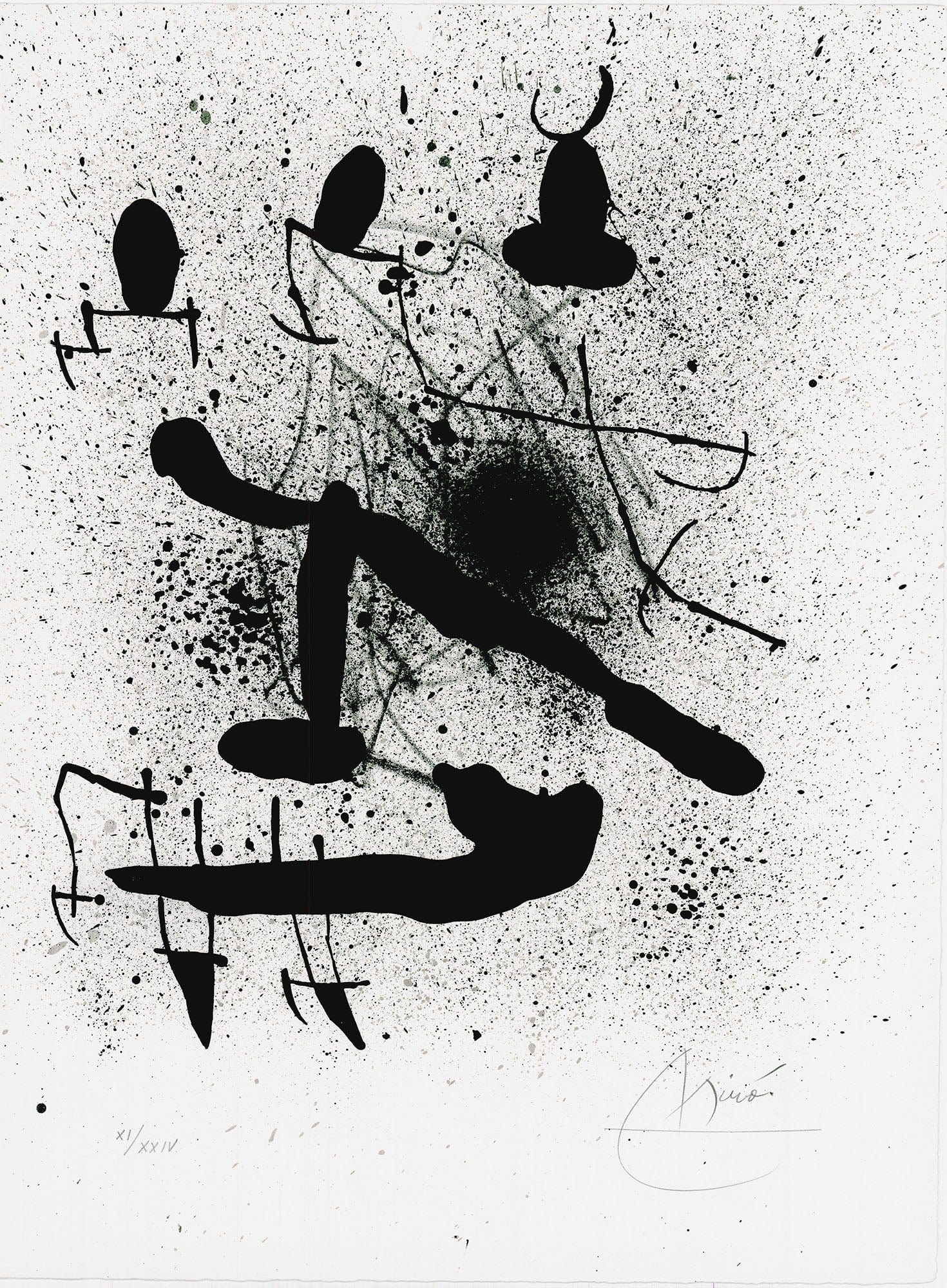Joan Miro; Liberte des Libertes Untitled 07 zoom