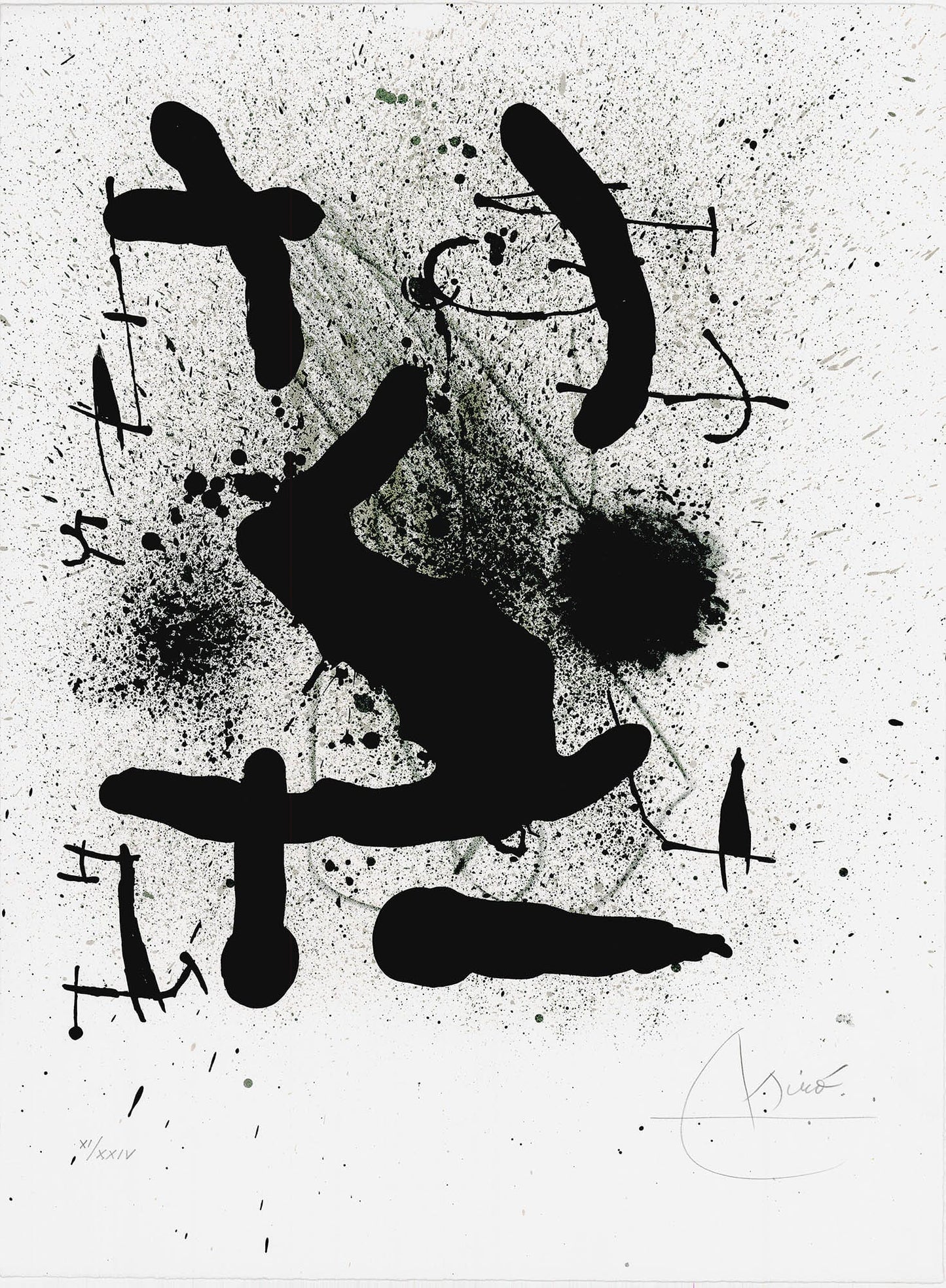 Joan Miro; Liberte des Libertes Untitled 08 zoom