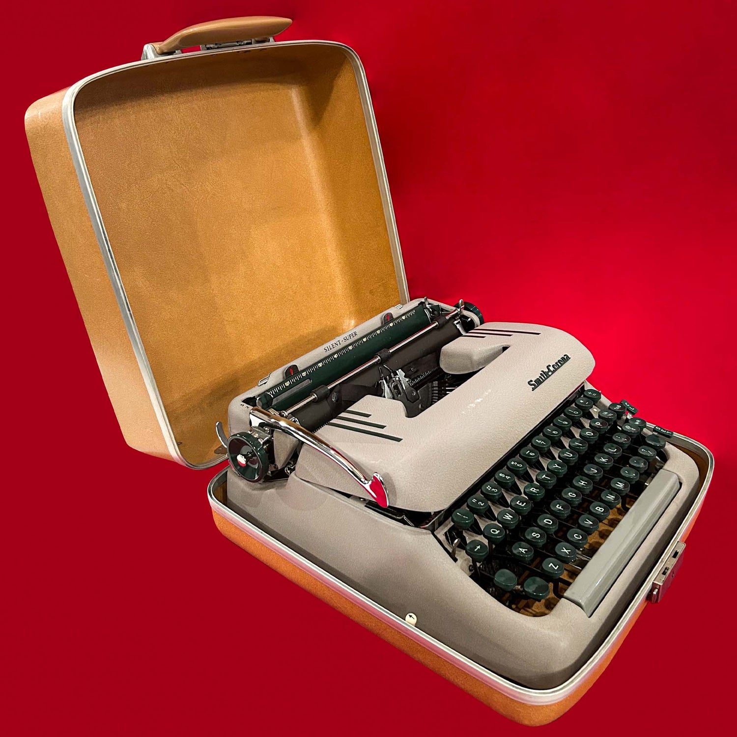 Vintage Smith-Corona Typewriter Side View