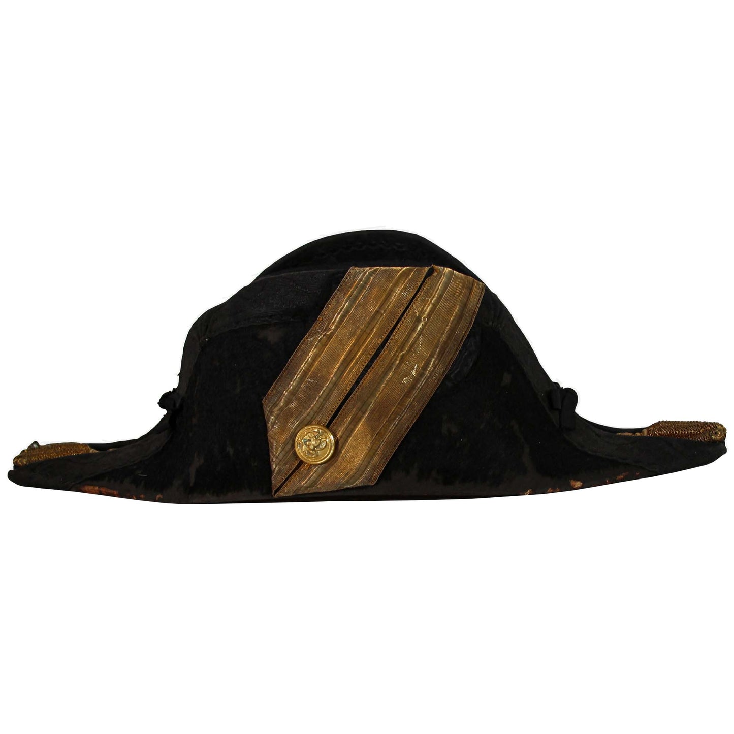United States Civil War H.F. Kingman USN Military Bicorne Hat & Tassel Head Piece