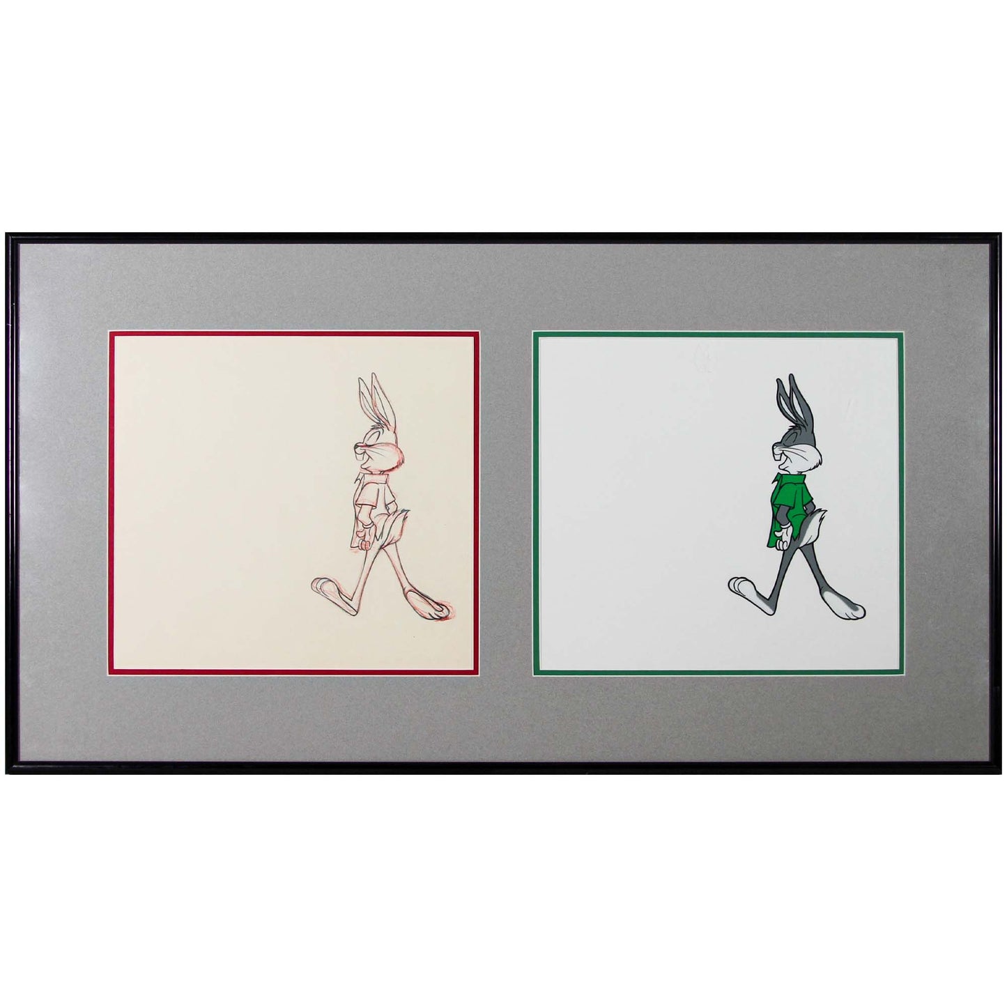 Warner Brothers Bugs Bunny Strutting Sketch & Cel ZOOM
