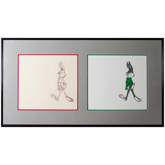 Warner Brothers Bugs Bunny Strutting Sketch & Cel Thumbnail