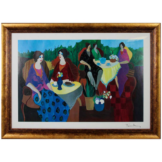 Itzchak Tarkay; Women At Lunch Thumbnail