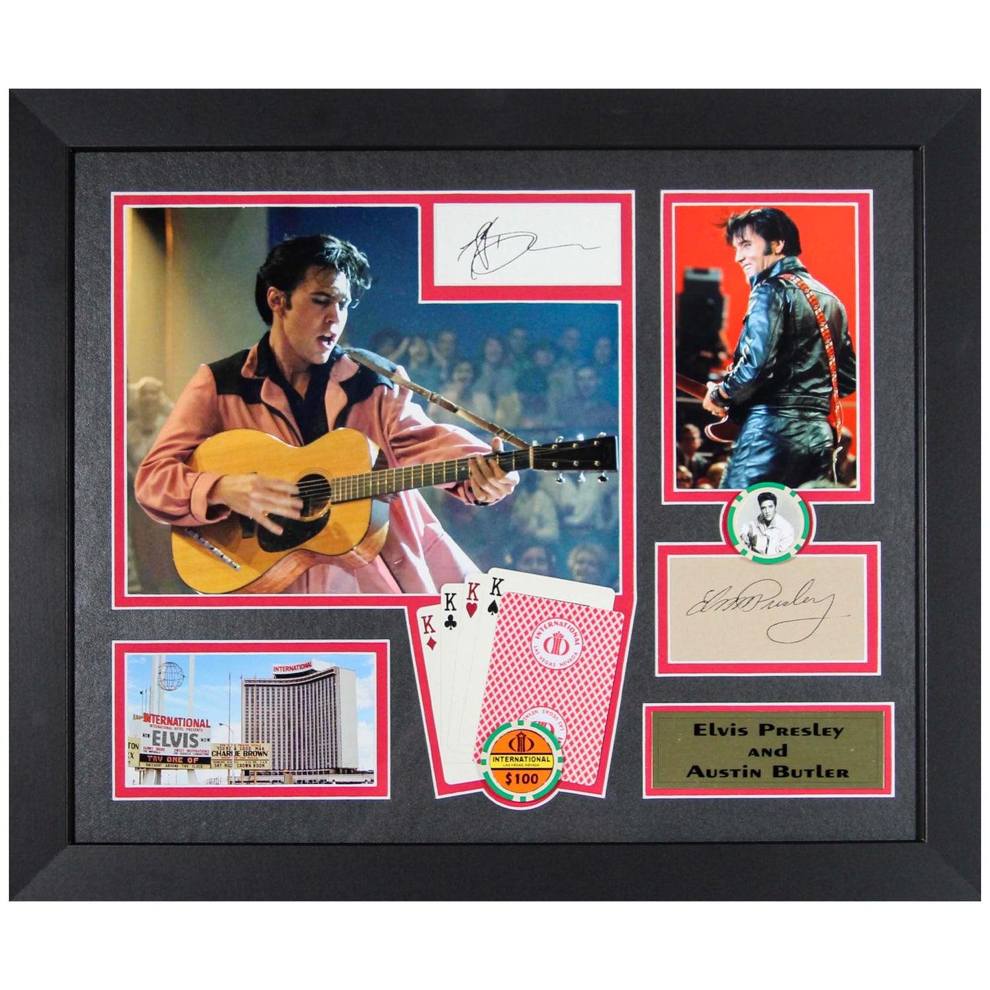 Elvis Presley Movie Facsimile Signature of Elvis & Austin Butler ZOOM