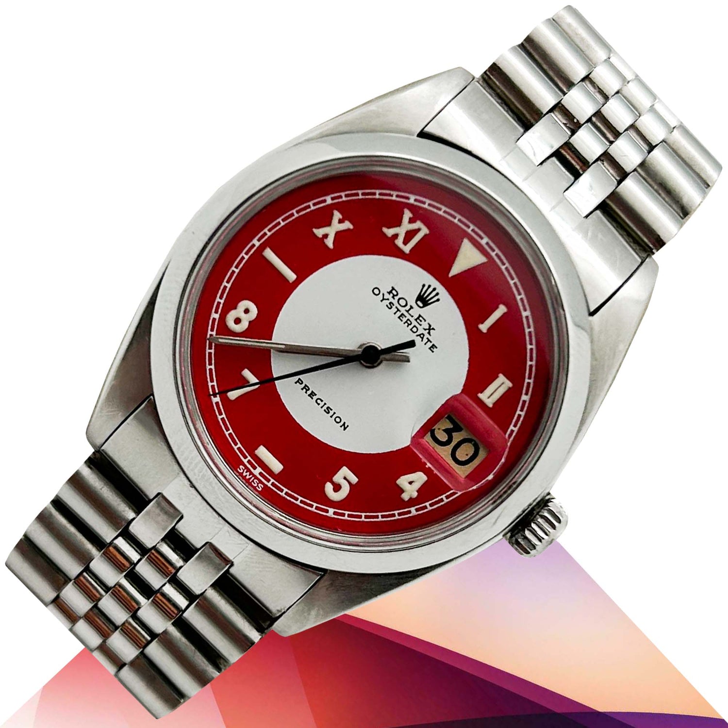 1950s Rolex Oyster Date Precision Wristwatch ZOOM