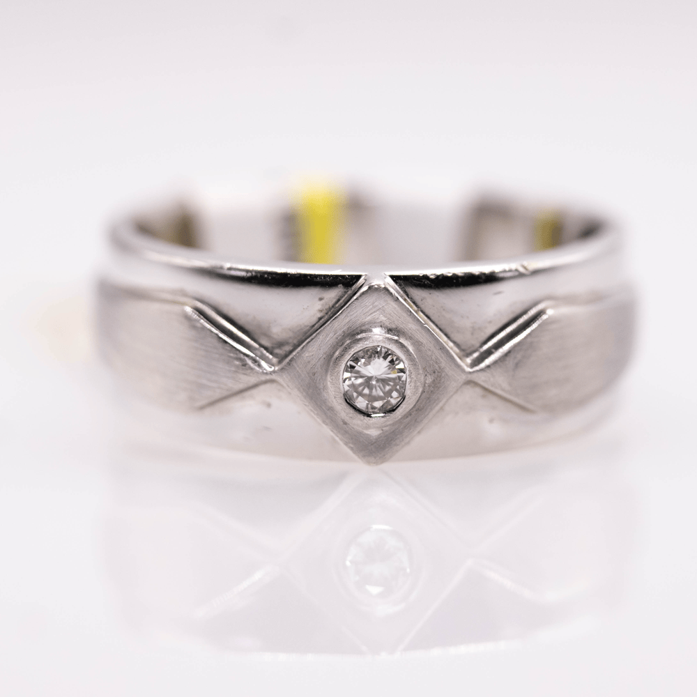 14k White Gold Prism Diamond Ring Gold & Silver Pawn Shop