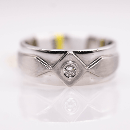 14k White Gold Prism Diamond Ring Gold & Silver Pawn Shop