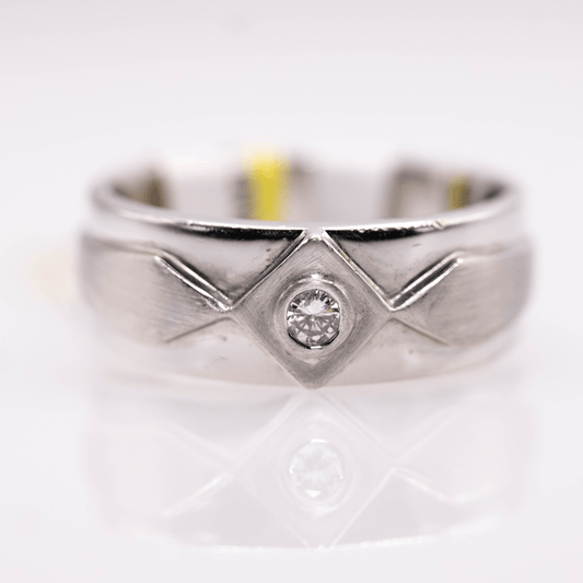 14k White Gold Prism Diamond Ring Gold & Silver Pawn Shop