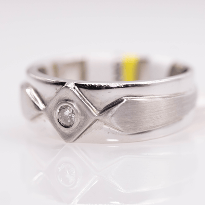 14k White Gold Prism Diamond Ring Gold & Silver Pawn Shop