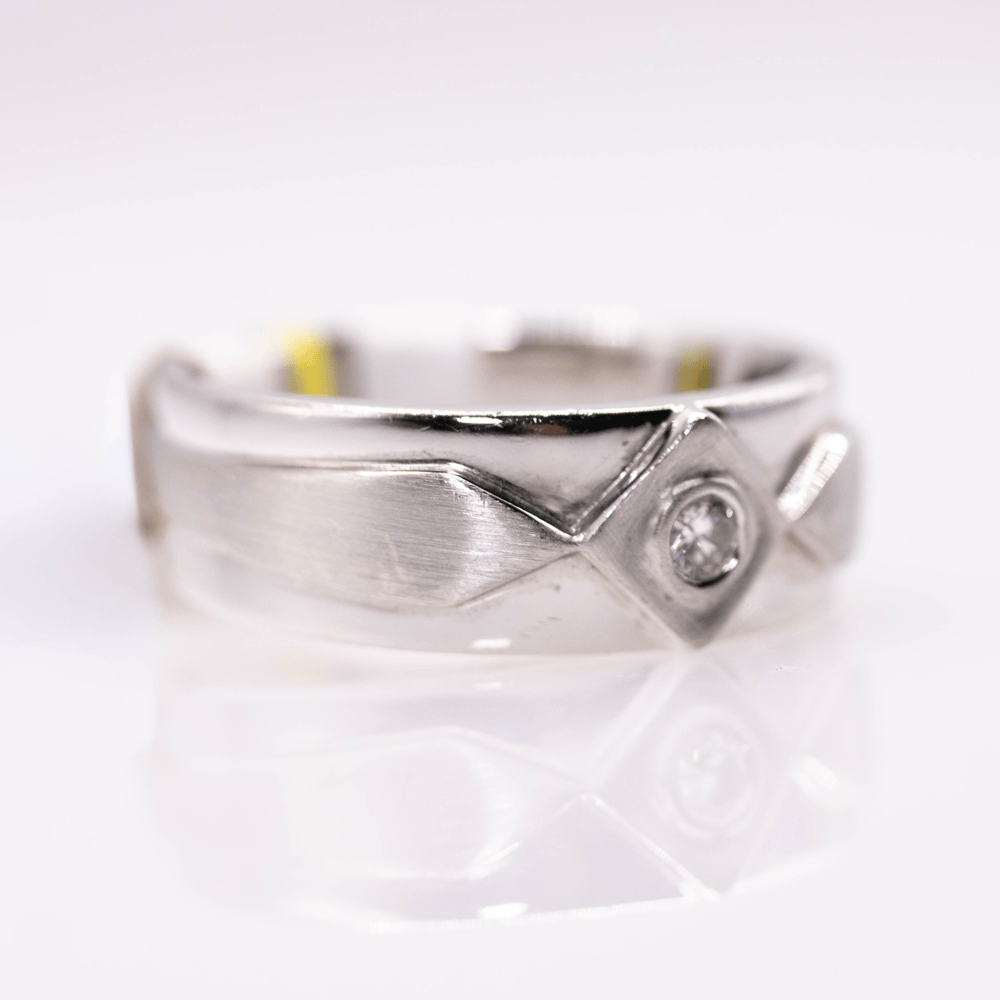 14k White Gold Prism Diamond Ring Gold & Silver Pawn Shop