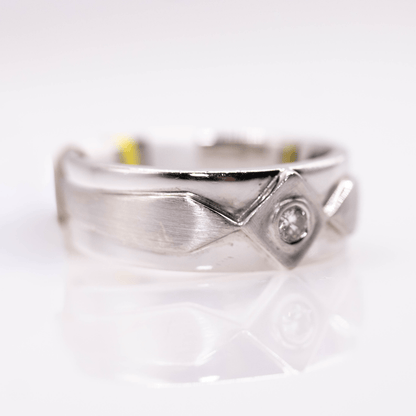 14k White Gold Prism Diamond Ring Gold & Silver Pawn Shop