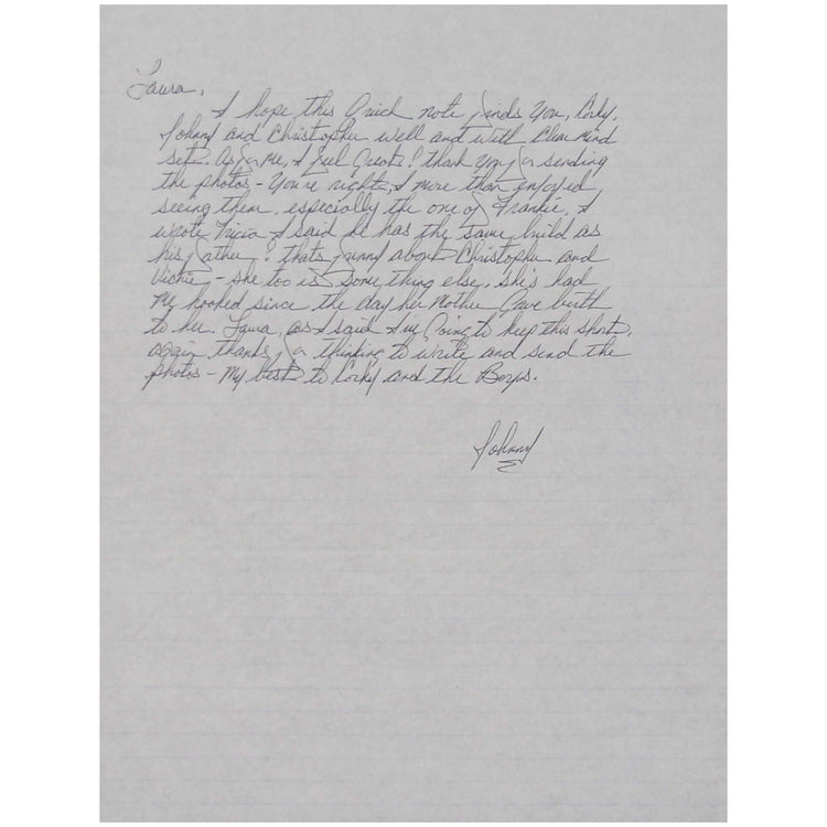 John Gotti Handwritten Letter Gold And Silver Pawn Shop