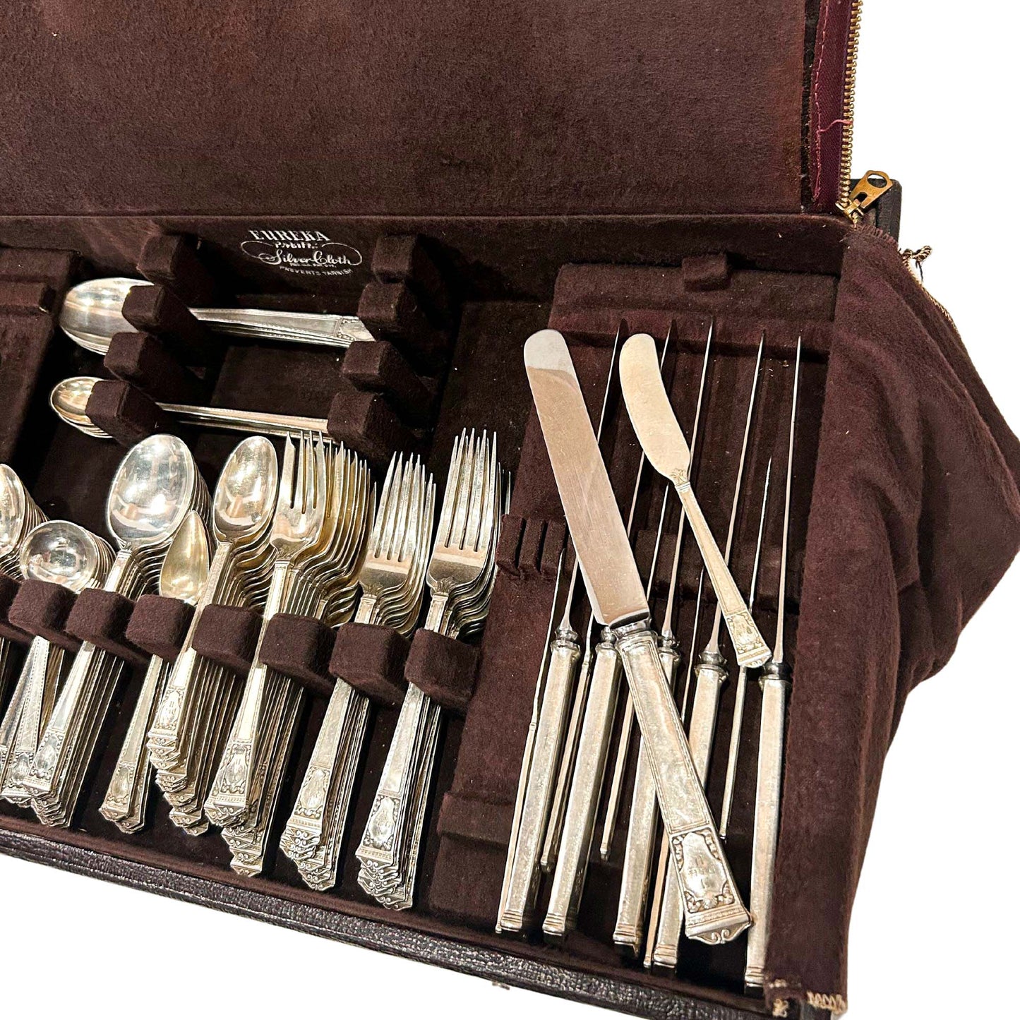 Tiffany & Co. Silver Utensils Detailed View