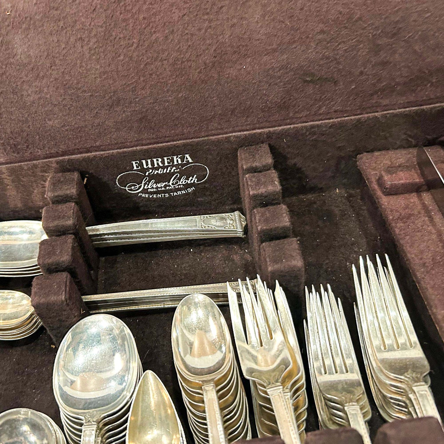 Tiffany & Co. Silver Utensil Set Text View