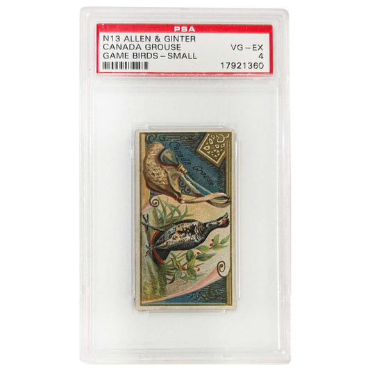 1889 Allen & Ginter Tobacco Card; Canada Grouse