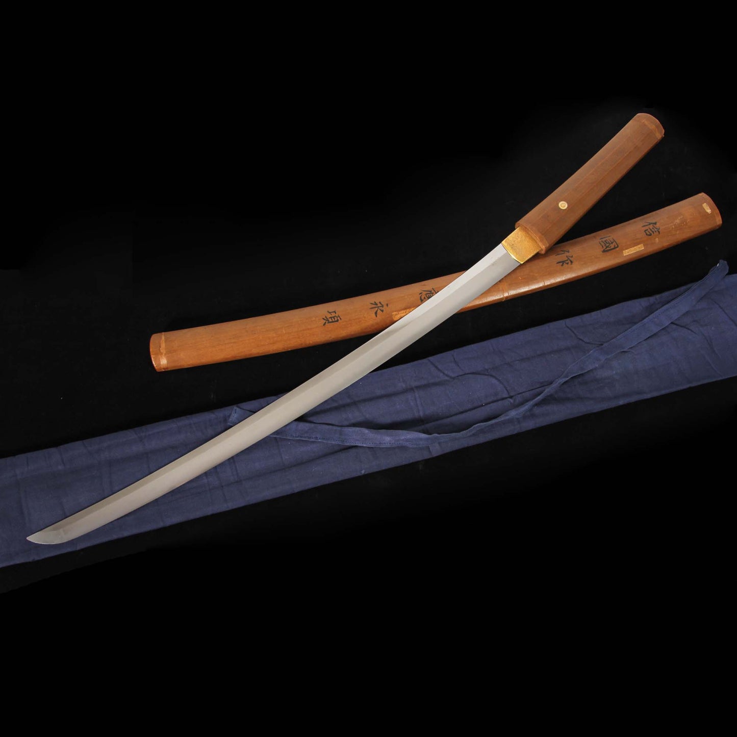 1500s Japan Nobukuni Waki Sword Black