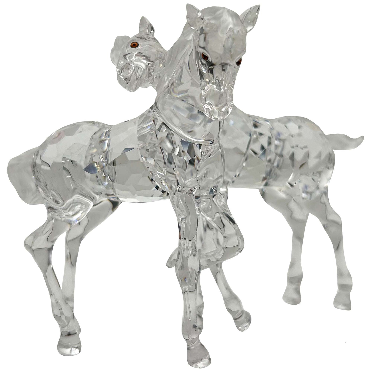 Swarovski Crystal Horse Angle