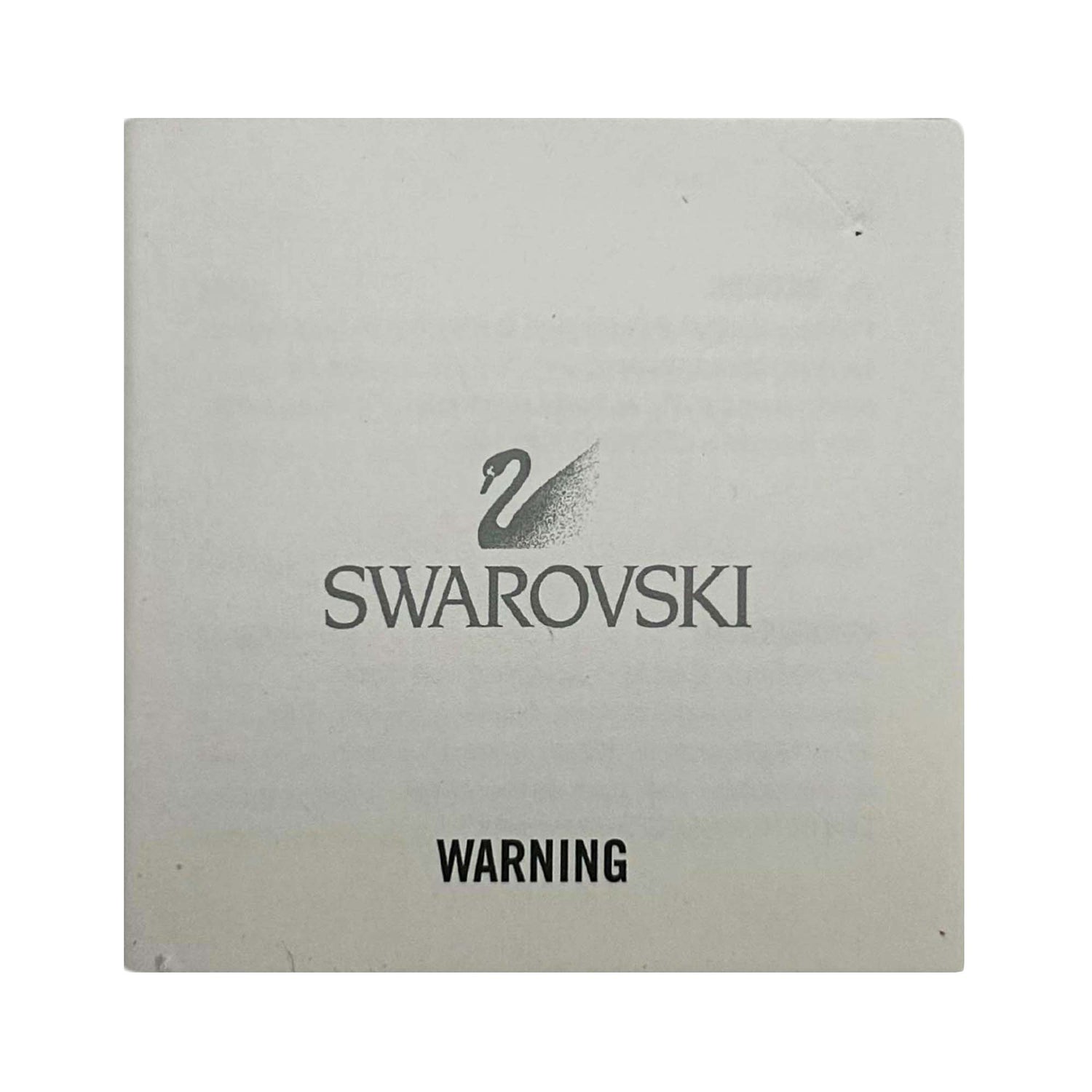 Swarovski Crystal Horse Info Book