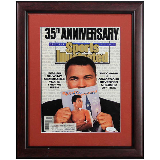 Muhammad Ali Autographed 35th Anniversary Sports Illustrated