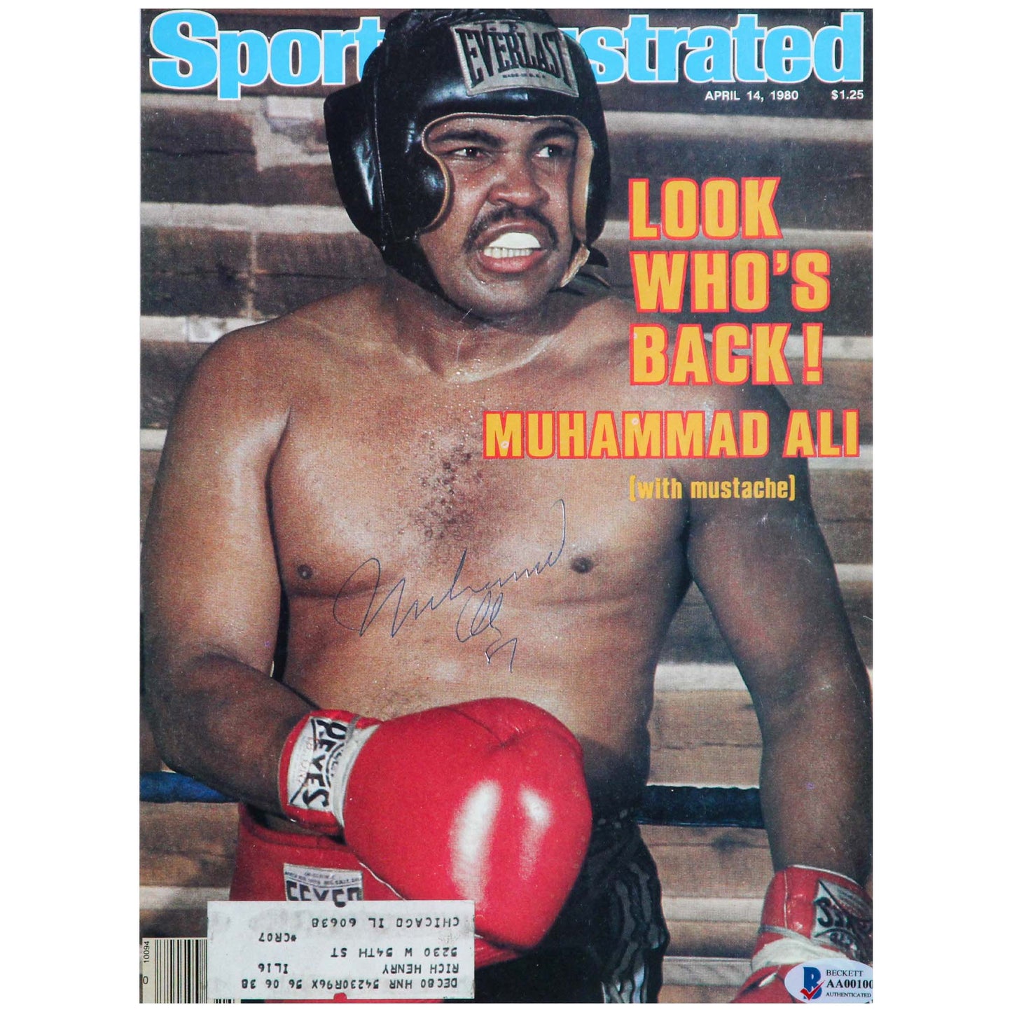 Muhammad Ali Autographed Sports Illustrated