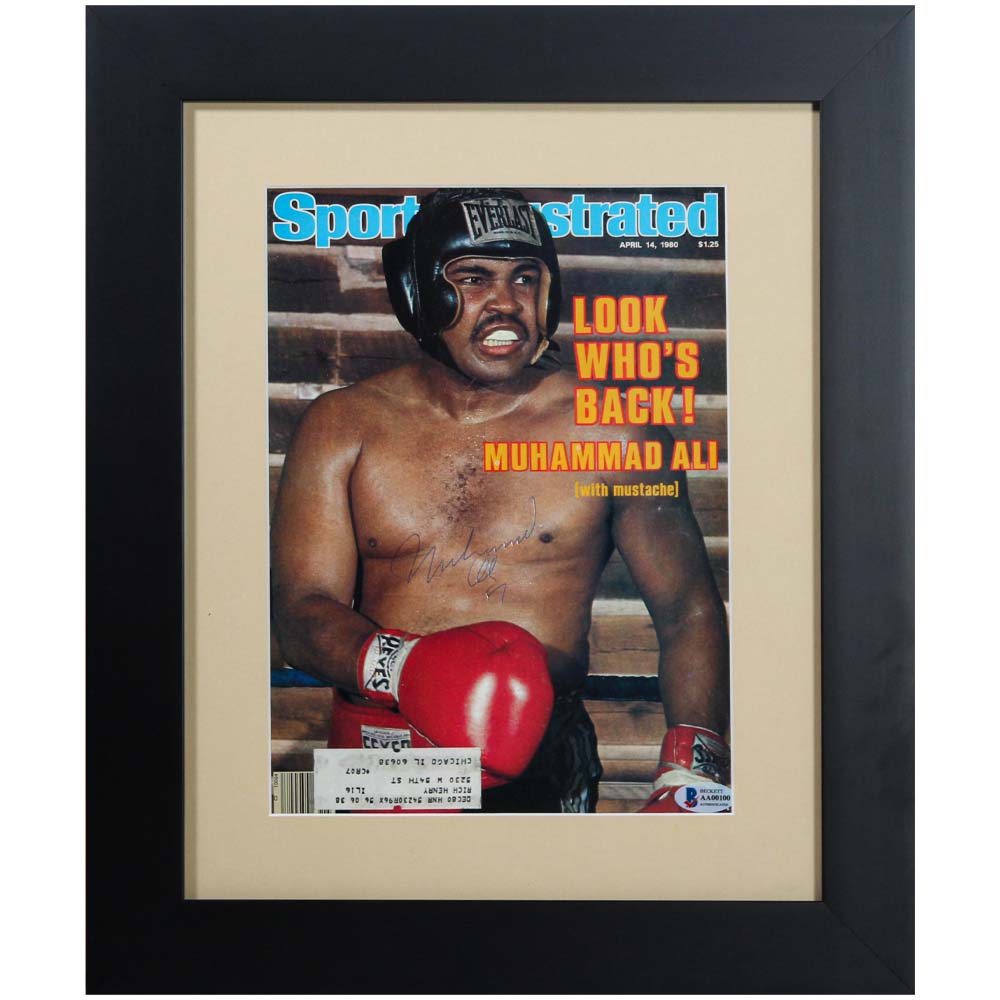 Muhammad Ali Autographed Sports Illustrated